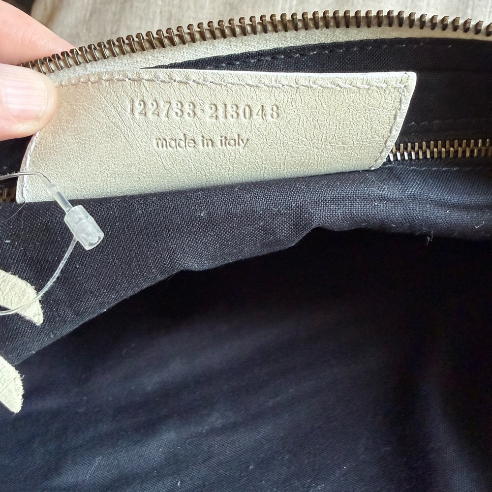 BALENCIAGA 2004/05 City/First Moto Flat Case Clutch w/Strap in White - Picture 8 of 16